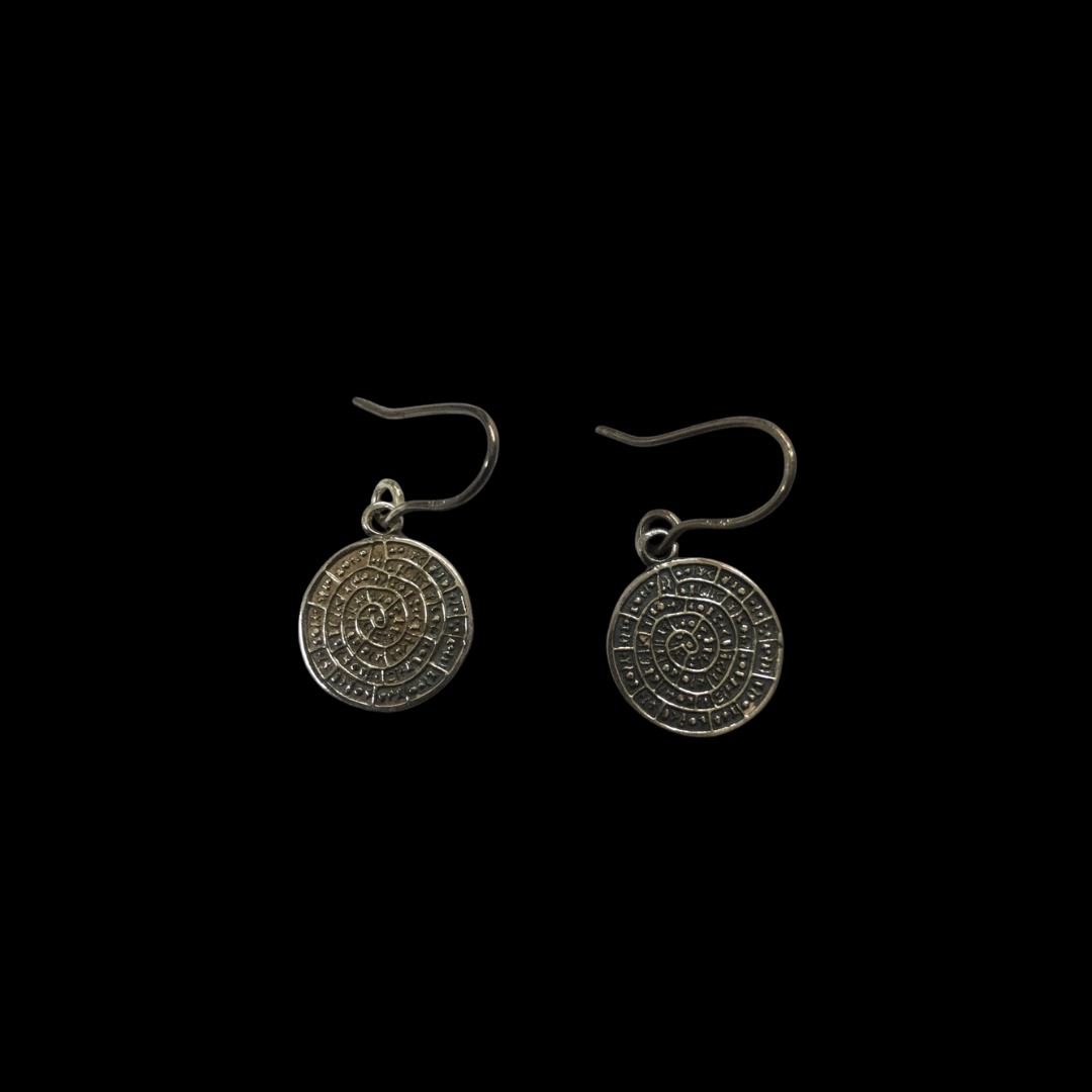 Solid Silver Circle Earrings – Handcrafted 925 Design
