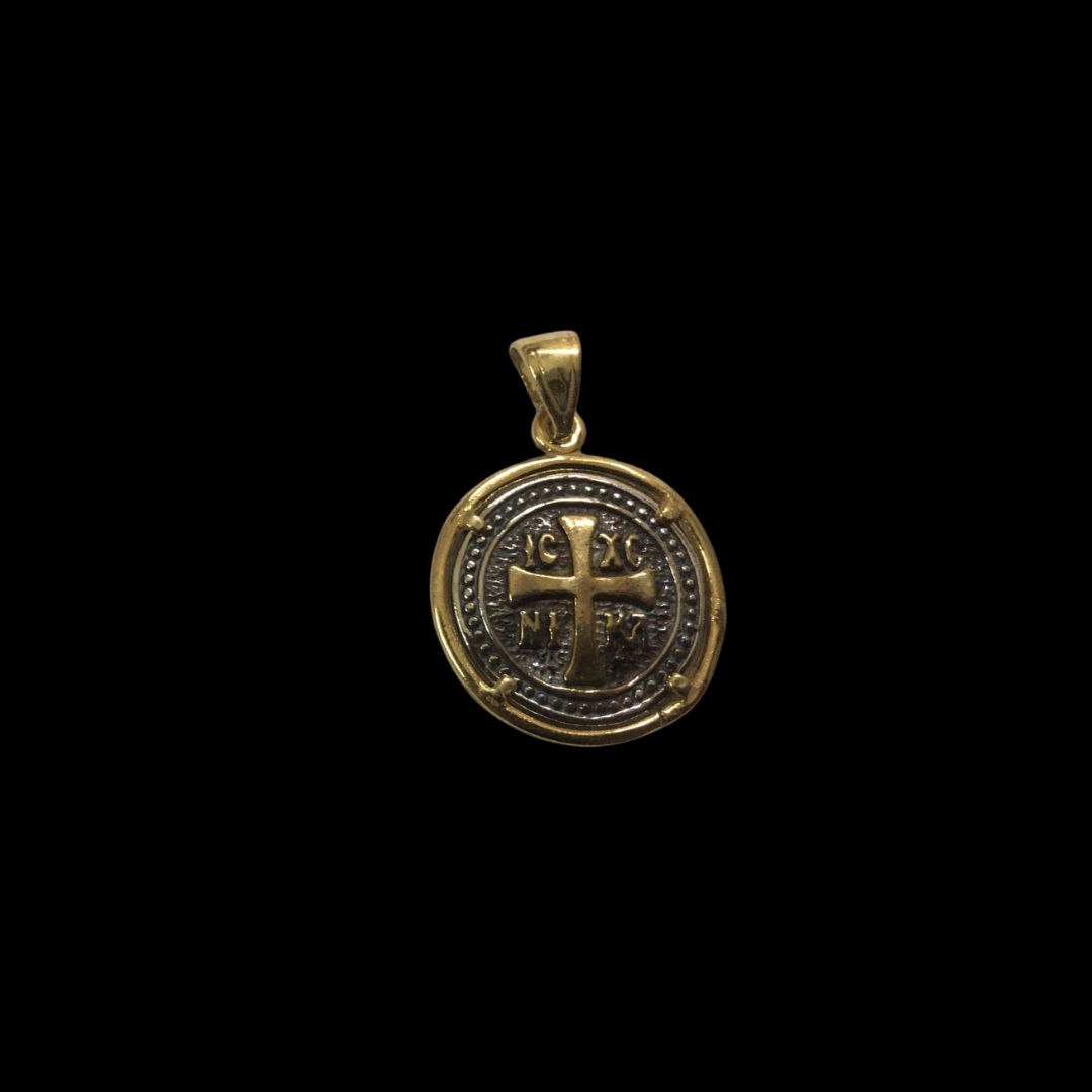 Gold-Plated Cross Pendant – 925 Sterling Silver Base