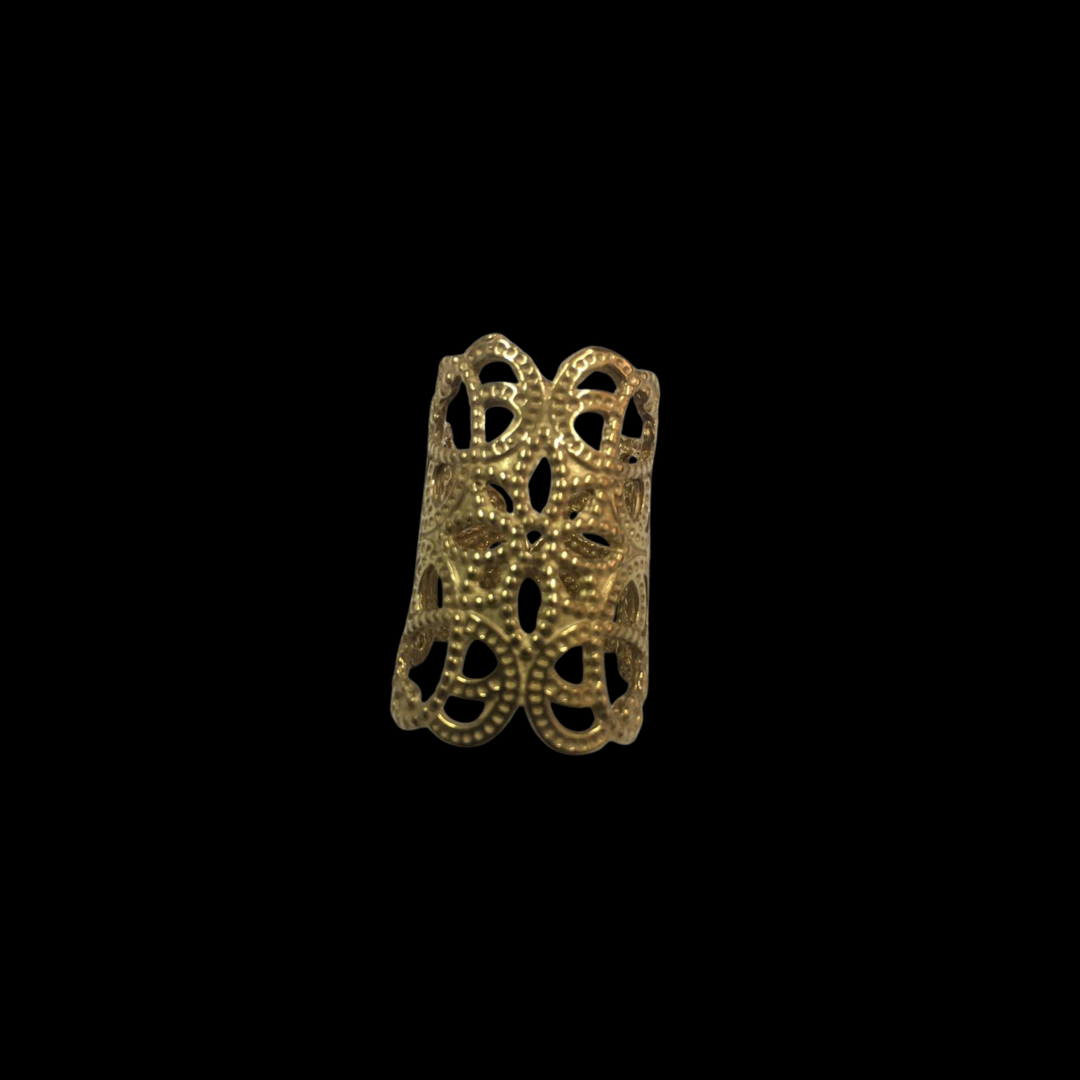 Gold Over Silver Ring – Classic Everyday Design